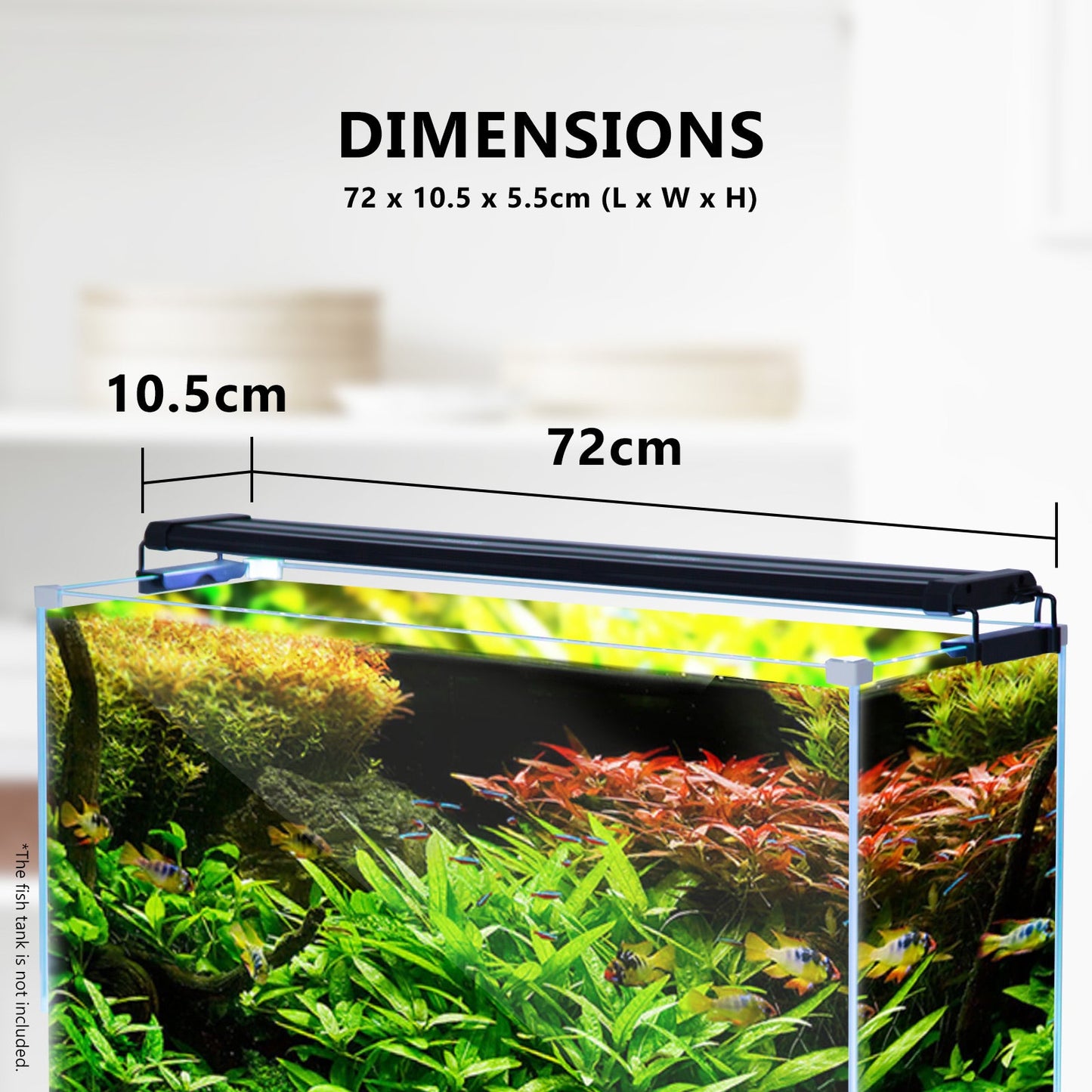 Dynamic Power 2 Set 18W Aquarium Blue White LED Light for Tank 75-95cm - Pet And Farm