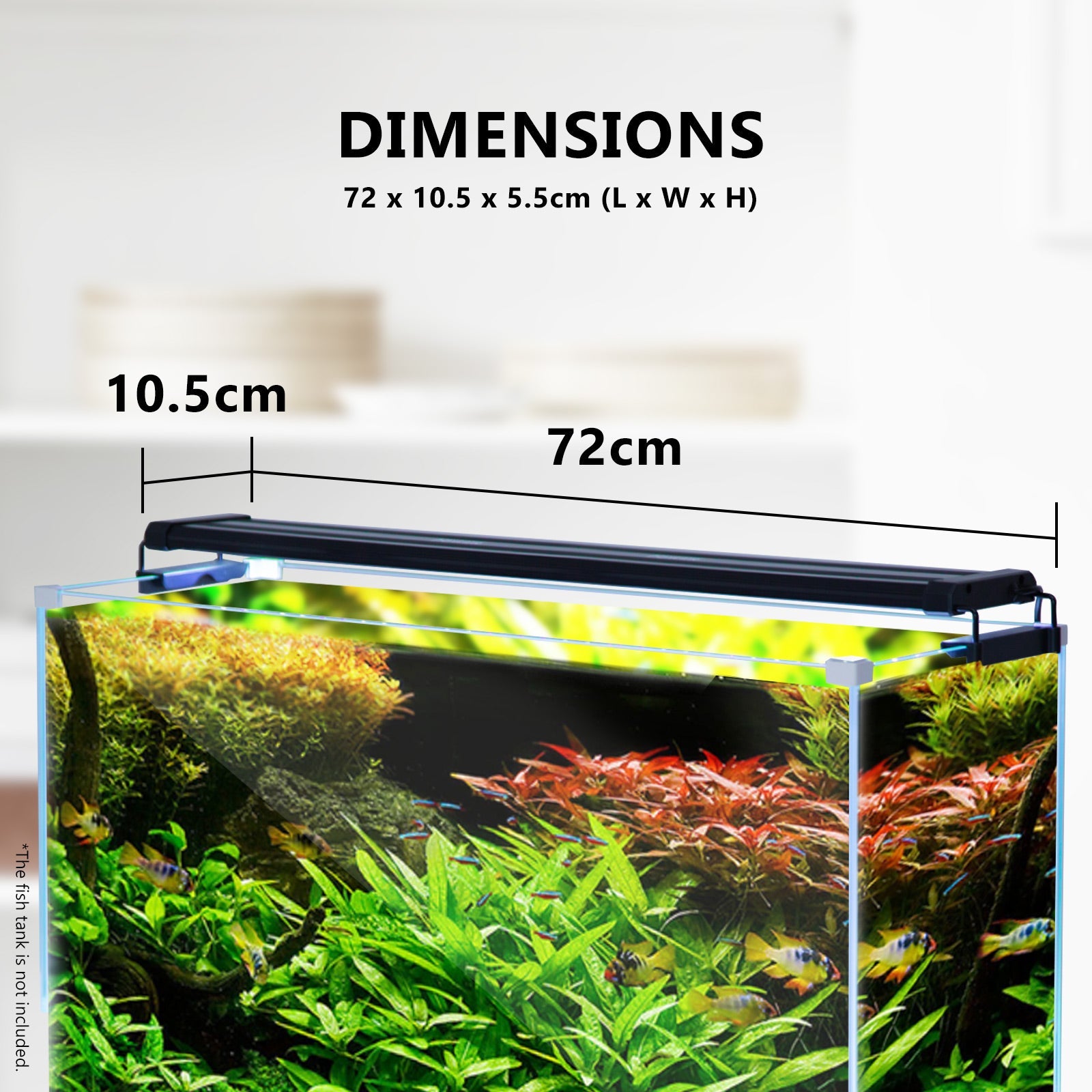 Dynamic Power 2 Set 18W Aquarium Blue White LED Light for Tank 75-95cm - Pet And Farm
