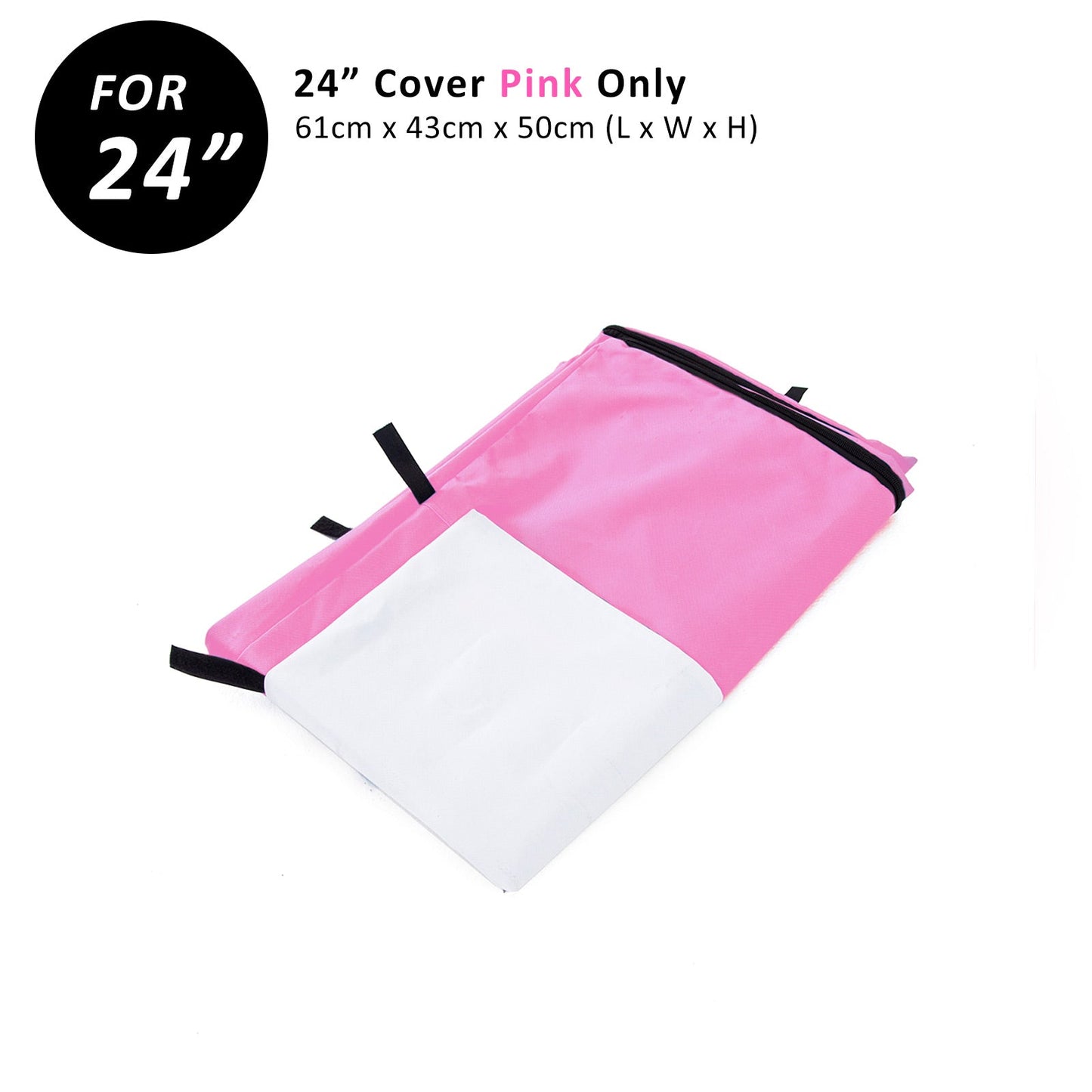 Paw Mate Pink Cage Cover Enclosure for Wire Dog Cage Crate 24in - Pet And Farm