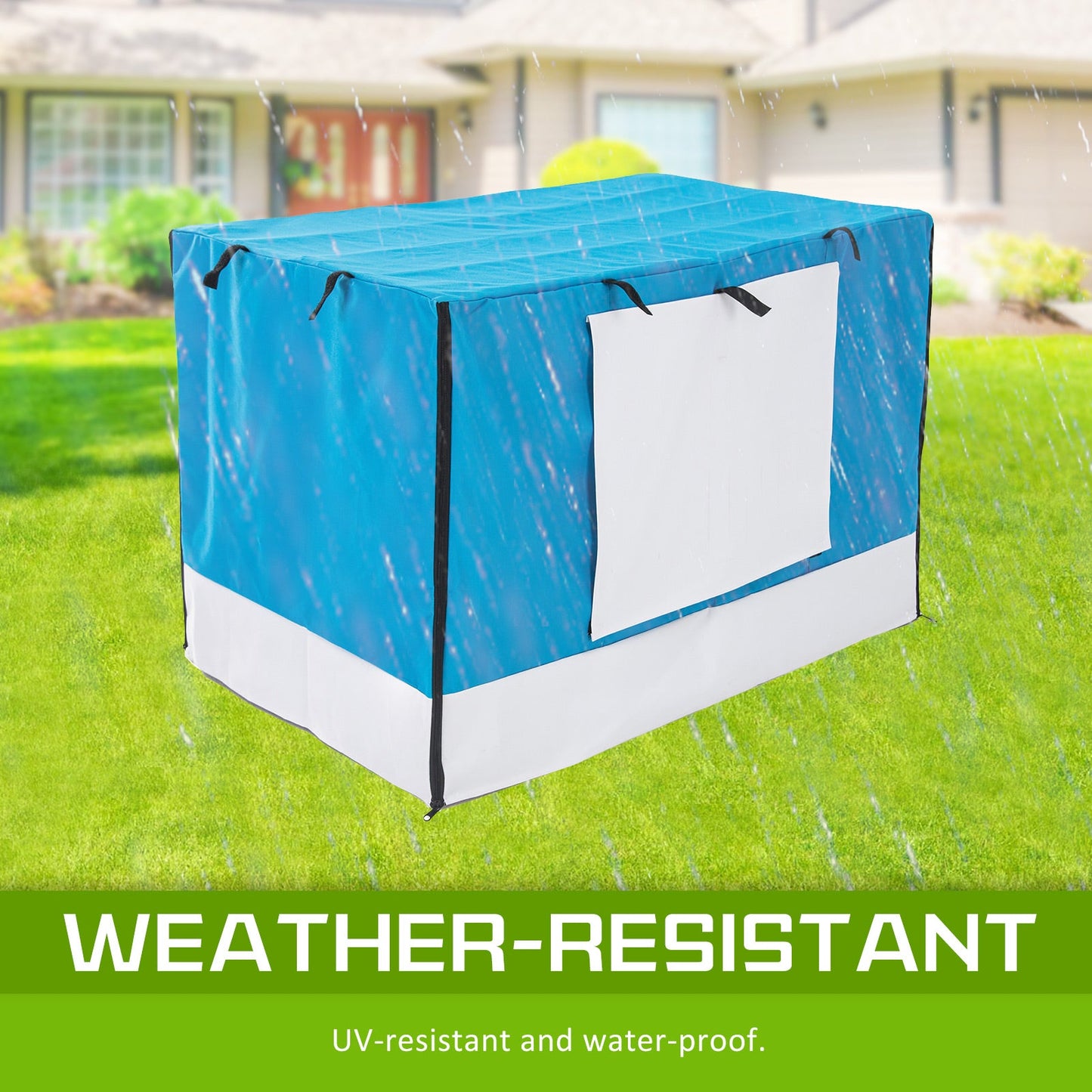 Paw Mate Blue Cage Cover Enclosure for Wire Dog Cage Crate 48in - Pet And Farm