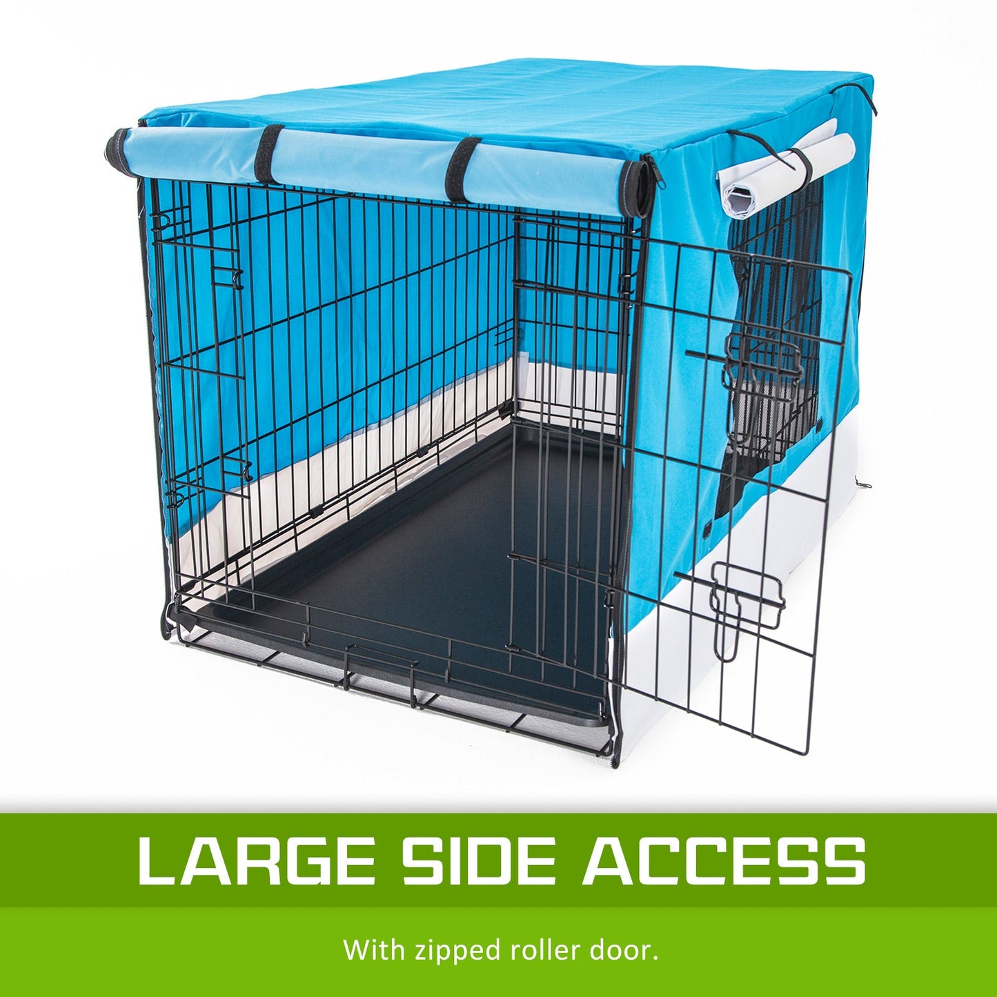 Paw Mate Blue Cage Cover Enclosure for Wire Dog Cage Crate 48in - Pet And Farm