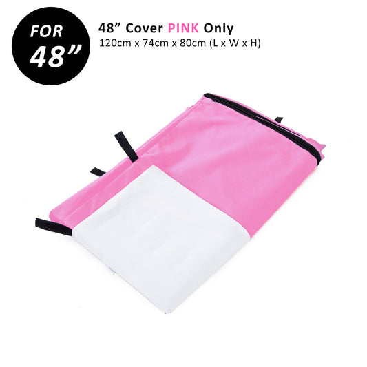 Paw Mate Pink Cage Cover Enclosure for Wire Dog Cage Crate 48in - Pet And Farm