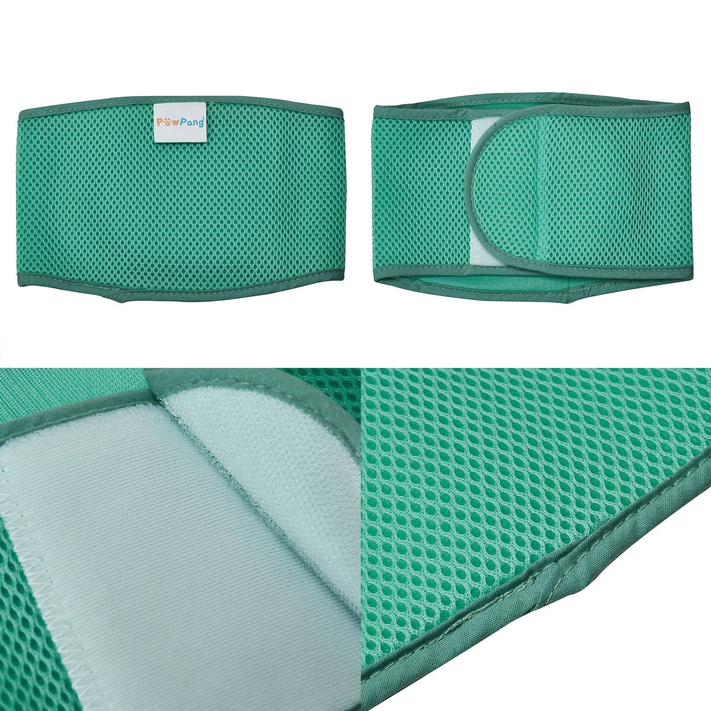 PawPang M Dog Wrap Reusable Male + 10 Ct M Diaper Booster Pads Disposable - Pet And Farm