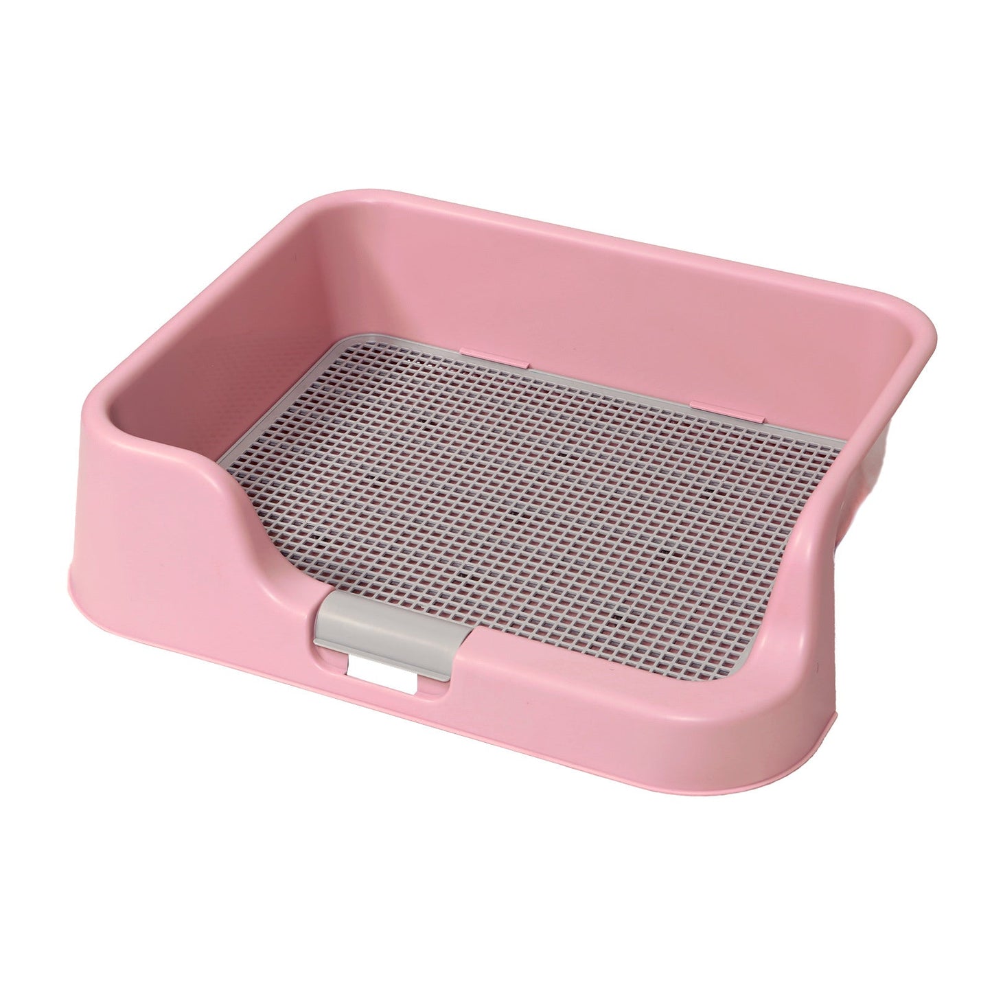 PS KOREA Pink Dog Pet Potty Tray Training Toilet Raised Walls T1 - Pet And Farm