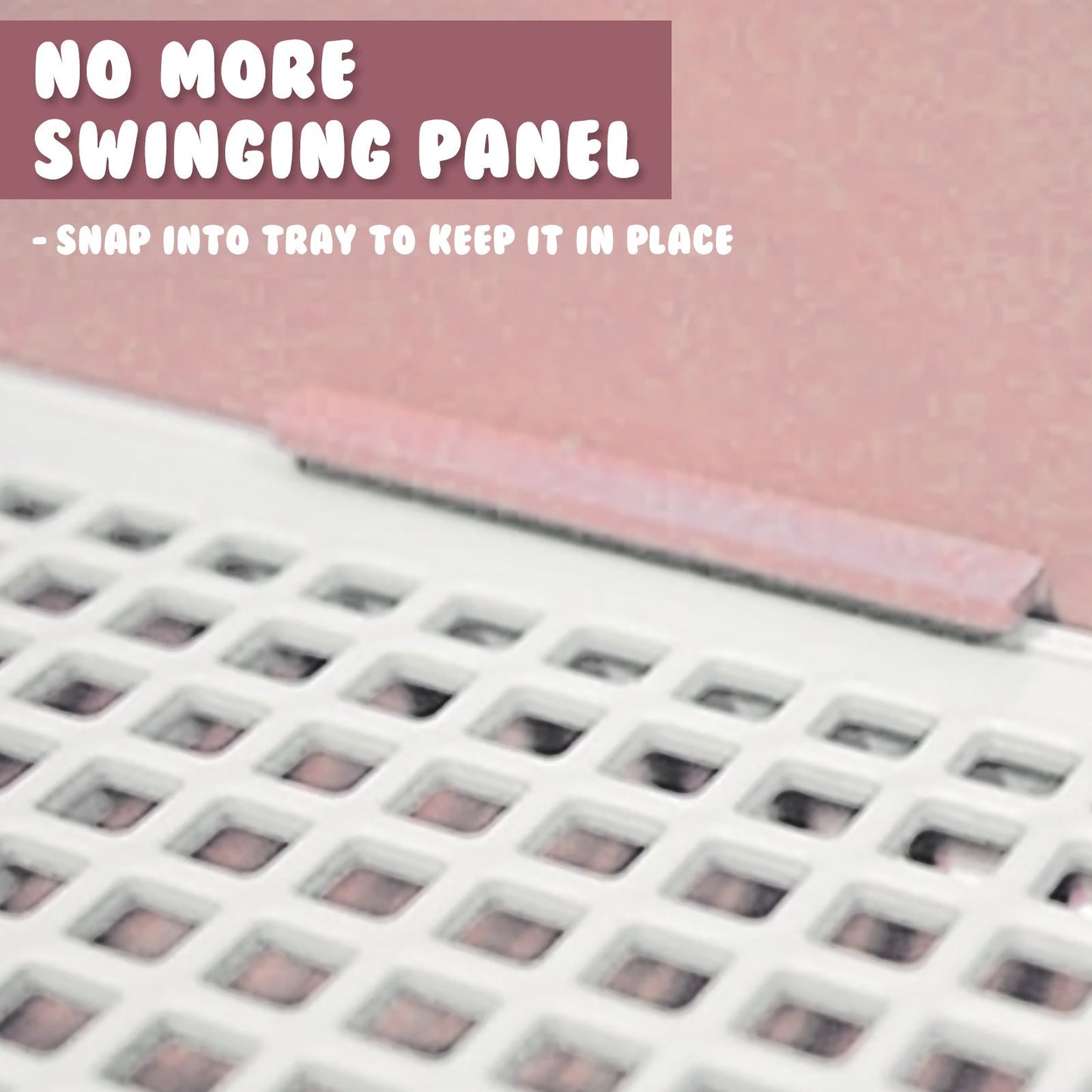 PS KOREA Pink Dog Pet Potty Tray Training Toilet Raised Walls T1 - Pet And Farm