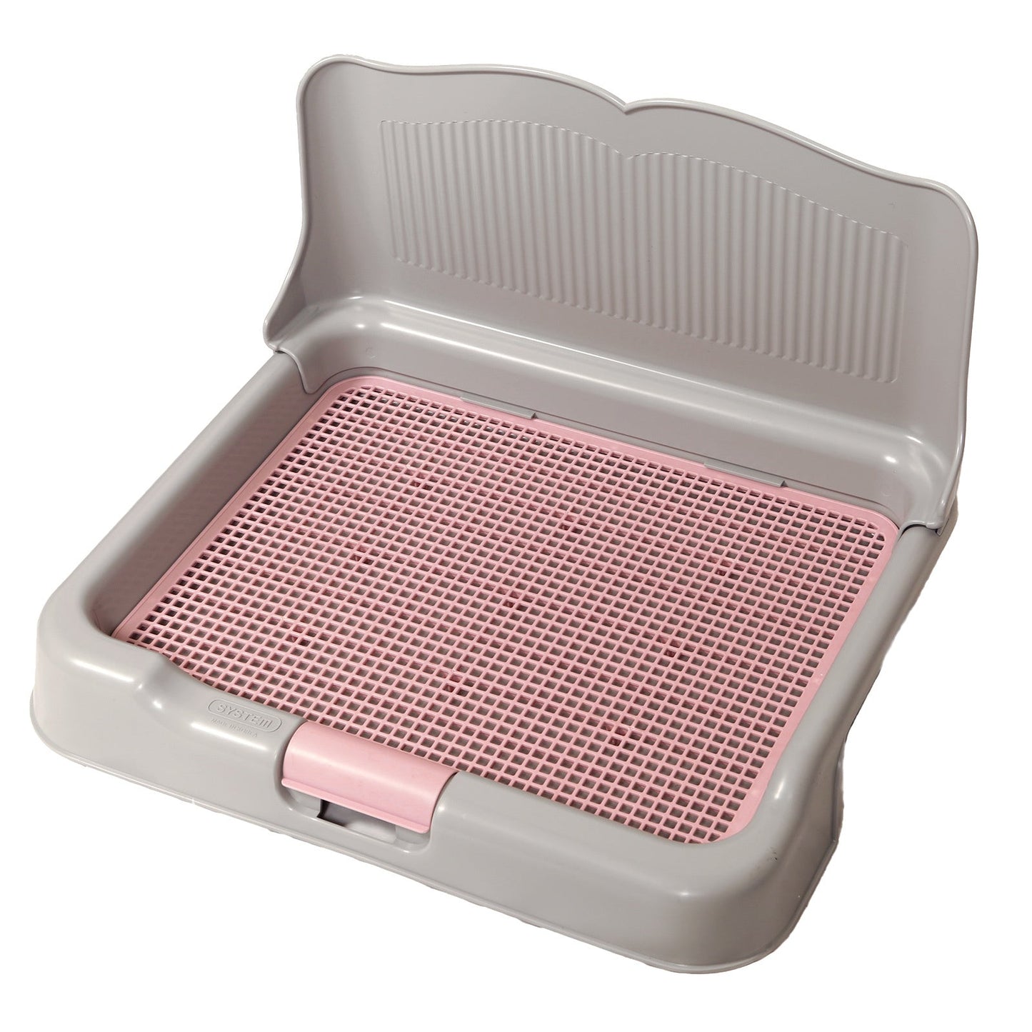 PS KOREA Grey Dog Pet Potty Tray Training Toilet Detachable Wall T2 - Pet And Farm