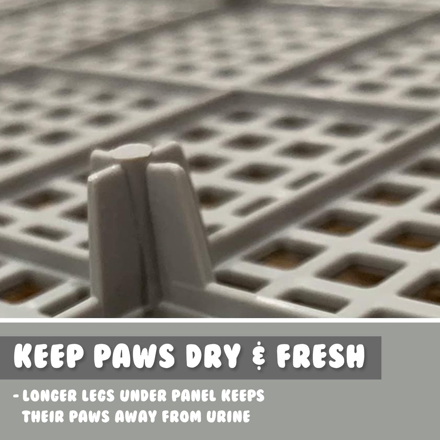 PS KOREA Grey Dog Pet Potty Tray Training Toilet Detachable Wall T2 - Pet And Farm