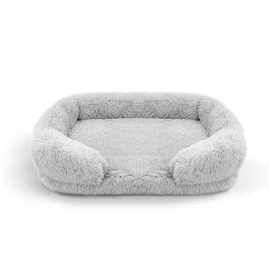 Dog Cat Pet Warm Soft Plush Nest Comfy Kennel Sleeping Calming Bed Memory Foam L - Pet And Farm