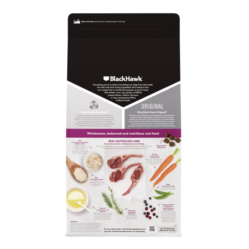 Black Hawk Lamb & Rice Small Breeds 3kg - Pet And Farm