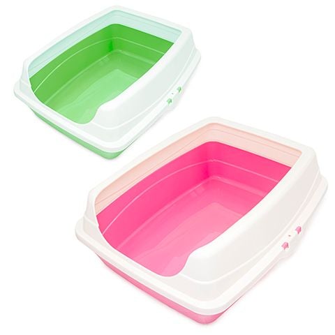 Cat Litter Tray with Rim – Rectangular - Pet And Farm