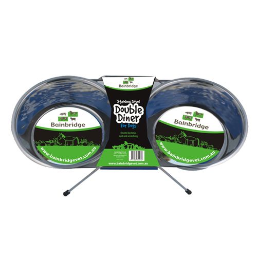 Double Diner Dog Bowl - Pet And Farm