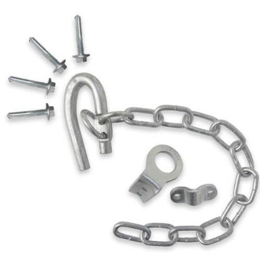 Farm Gate Latch Kit Screw On or Weld On - 350mm Chain - Pet And Farm