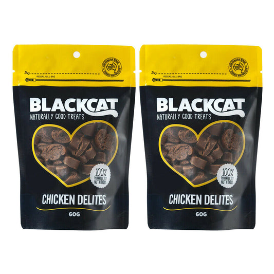 Blackcat Chicken Delites 60g 2pk - Pet And Farm
