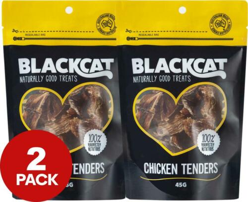 Black Cat Chicken Tenders 45g 2pk - Pet And Farm