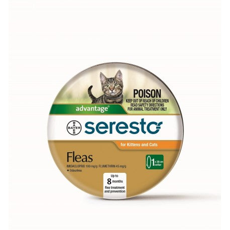 Advantage Seresto Flea Tick Kittens Cat Collar Equine And Pet