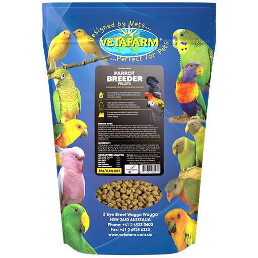 Vetafarm Breeder Parrot Pellets 2kg - Pet And Farm