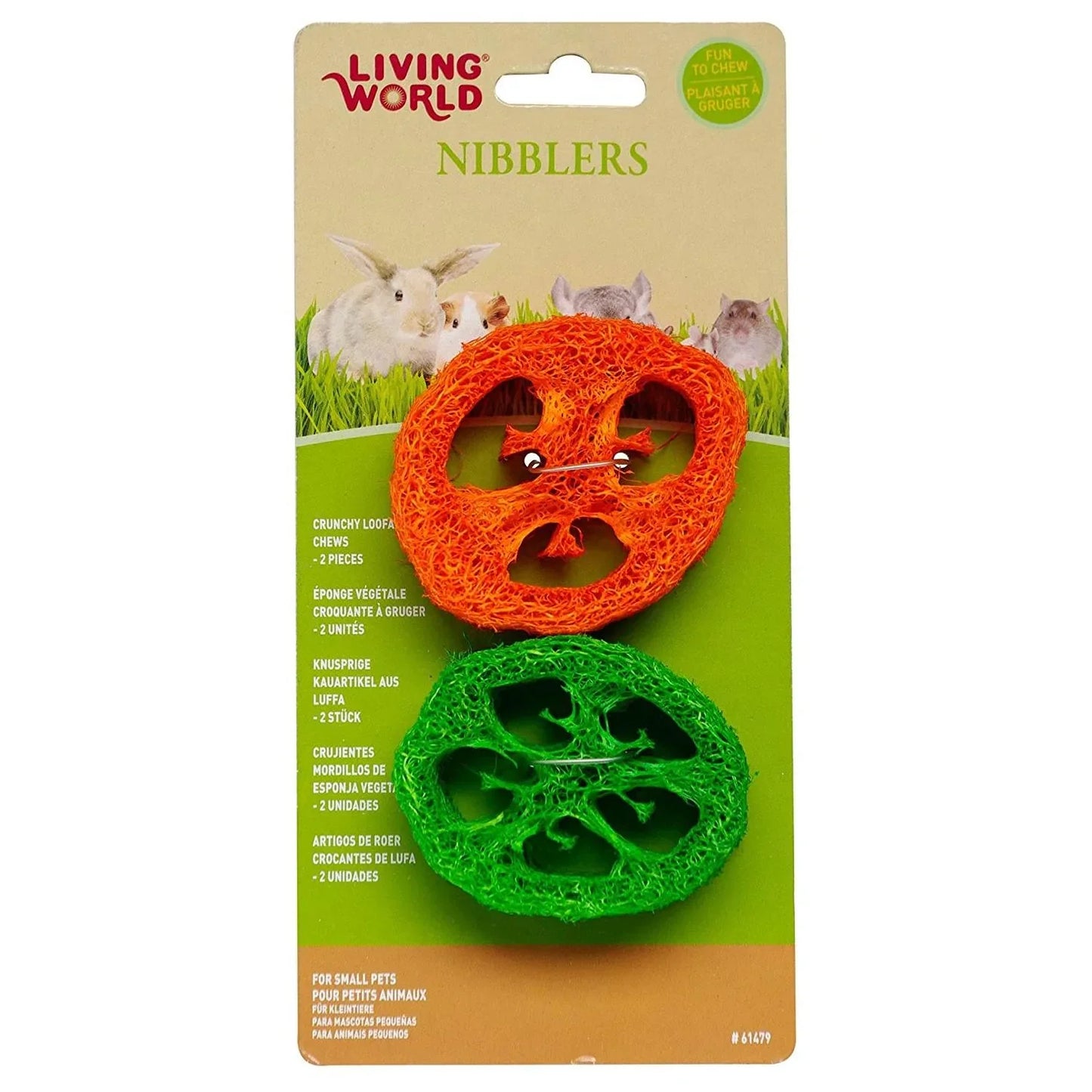 Living World Crunchy Capsicum Loofa 2pk - Pet And Farm 