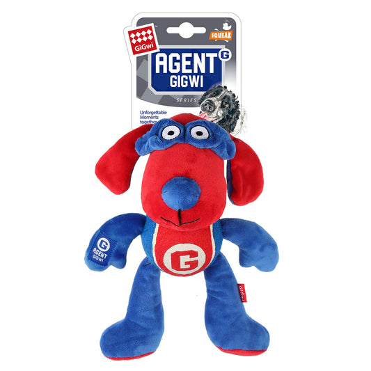 GiGwi Agent Dog Plush And Tennis Ball With Squeaker - Pet And Farm