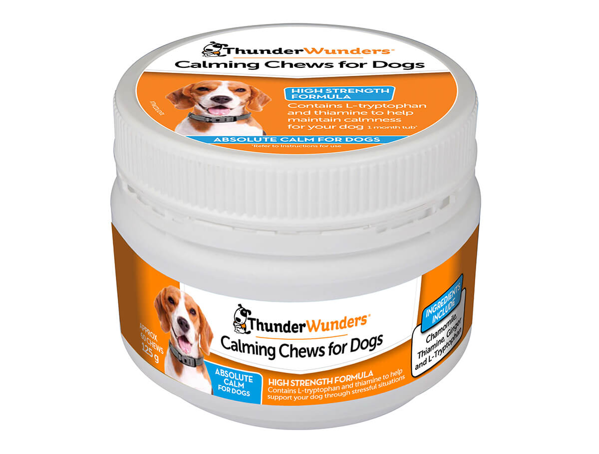 Thunder Wunder Calming Chews For Dogs 125g - Pet And Farm 