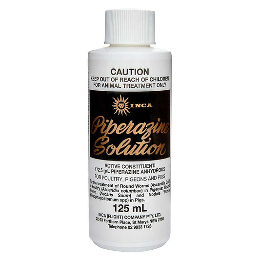 Piperazine Solution Wormer 125ml - Pet And Farm