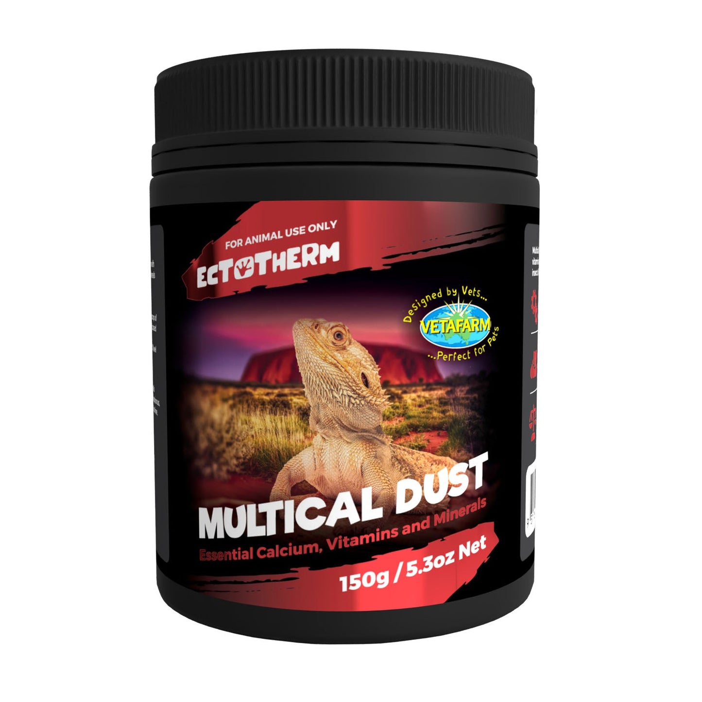 Vetafarm Ectotherm Multical Dust 150g - Pet And Farm 