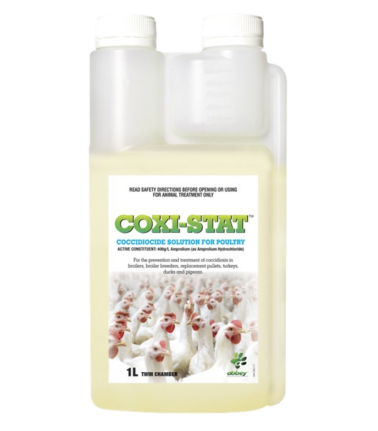 COXI-STAT Coccidiocide Solution for Poultry 1L - Pet And Farm