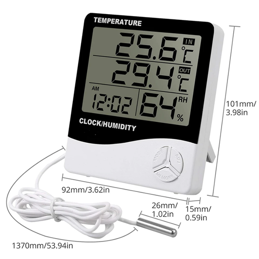 Thermometer Indoor/Outdoor Digital
