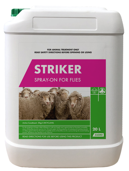 Striker Spray-on For Sheep 20L - Pet And Farm 