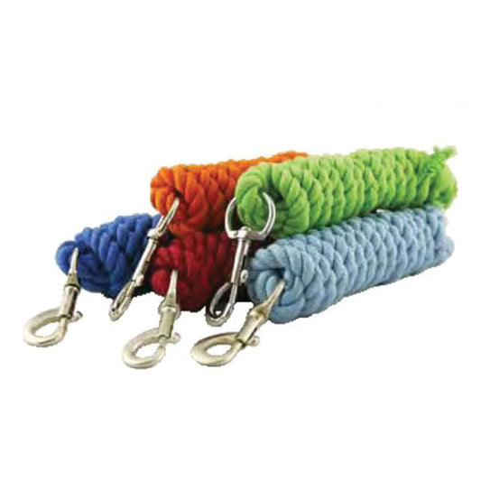 Lead Cotton Rope Black/White - Pet And Farm