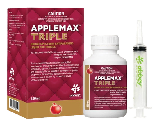 Applemax Triple Broad Spectrum Antiparasitic Liquid 250ml - Pet And Farm