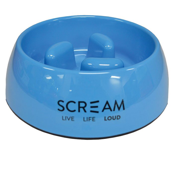 Scream Slow Dog Feeder Bowl 750ml - Pet And Farm 