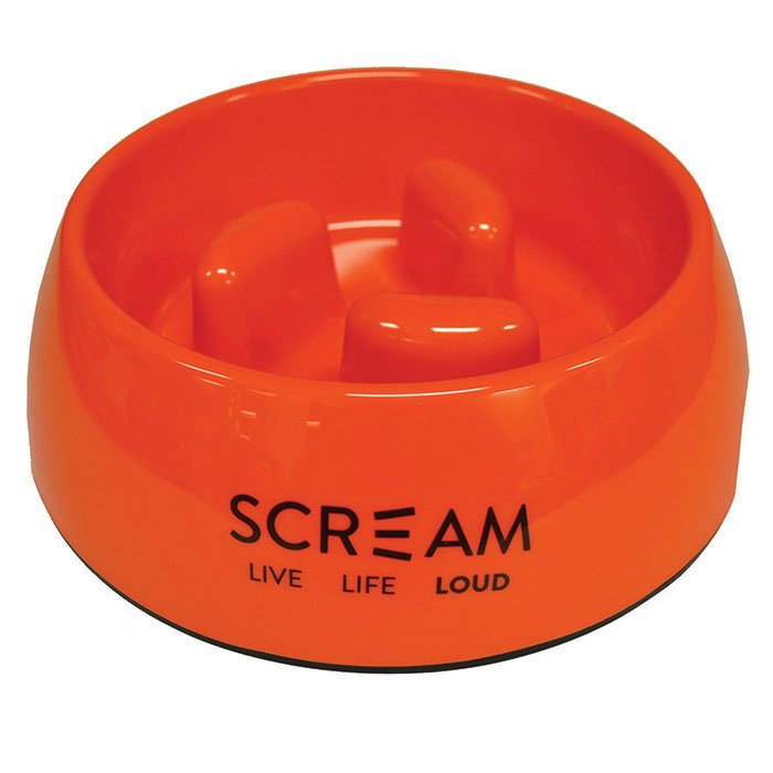 Scream Slow Dog Feeder Bowl 750ml - Pet And Farm 