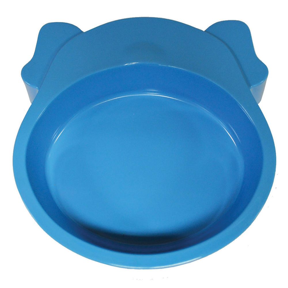 Scream Dog Face Bowl 350ml Loud Blue - Pet And Farm 