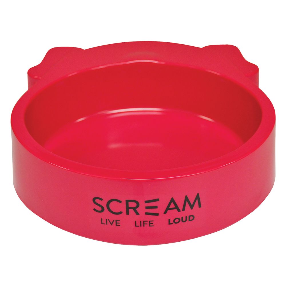 Scream Dog Face Bowl 350ml Loud Blue - Pet And Farm 