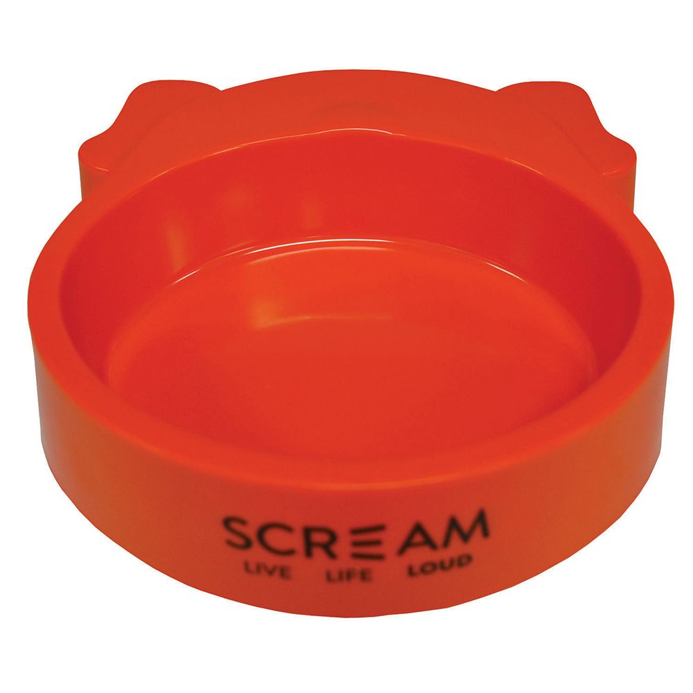 Scream Dog Face Bowl 350ml Loud Blue - Pet And Farm 