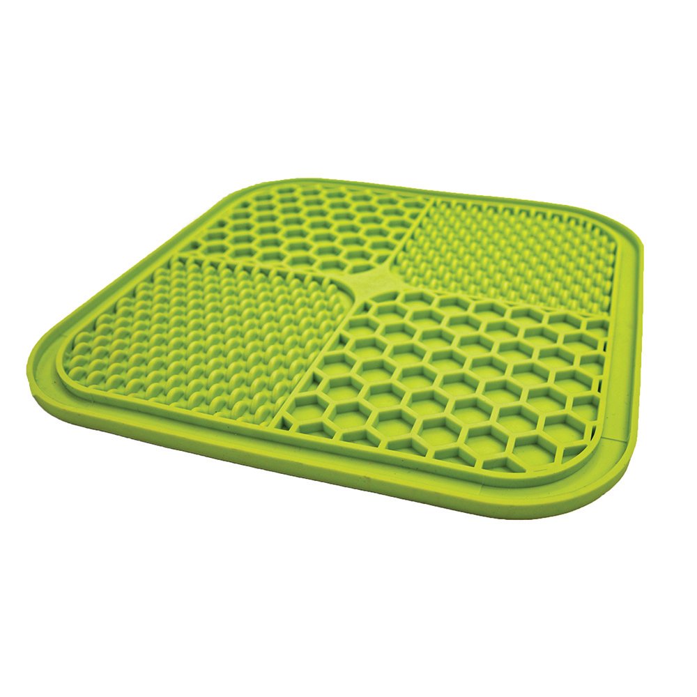 Scream LICK ENRICHMENT MAT NON-SKID BASE - SQUARE - Pet And Farm 