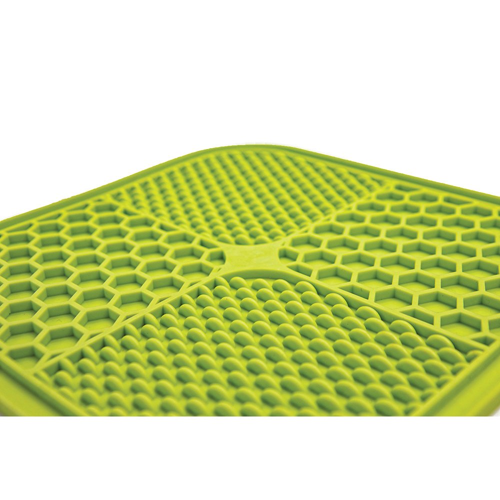 Scream LICK ENRICHMENT MAT NON-SKID BASE - SQUARE - Pet And Farm 