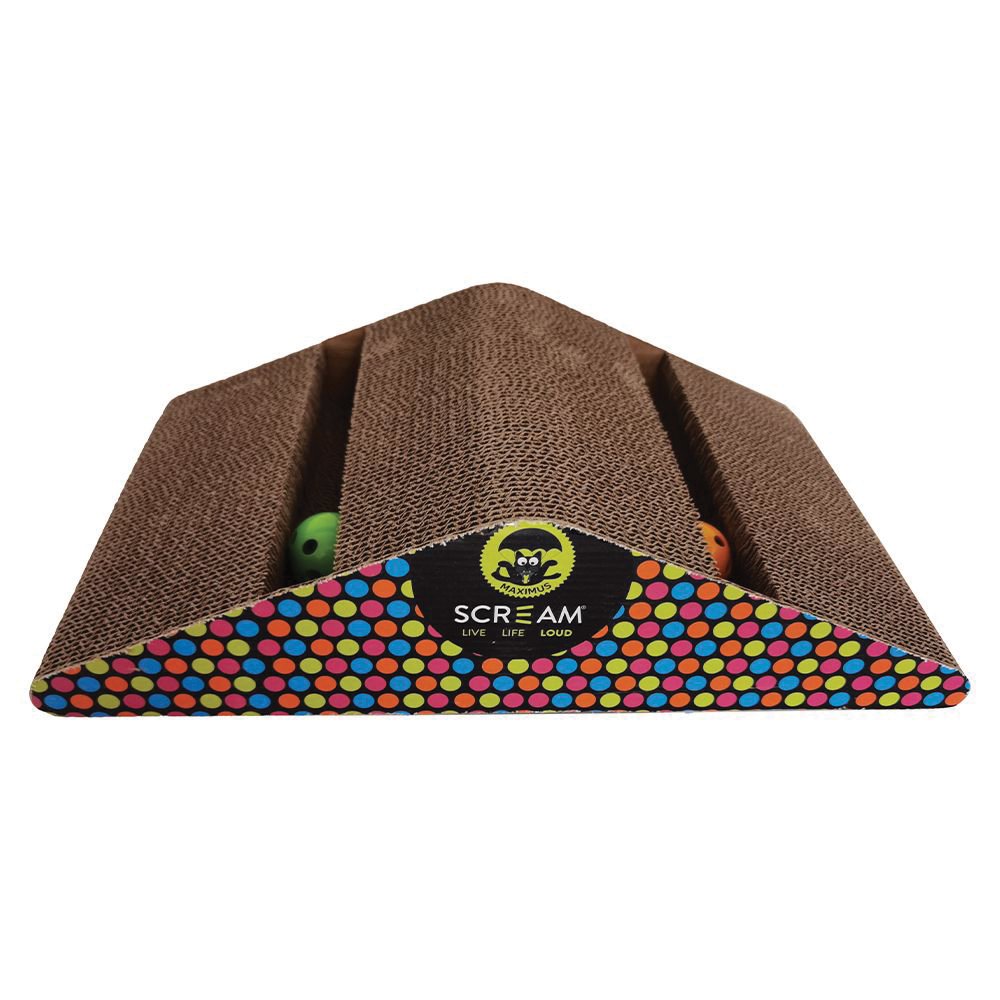 Scream TRIANGLE CAT SCRATCHER - Pet And Farm 