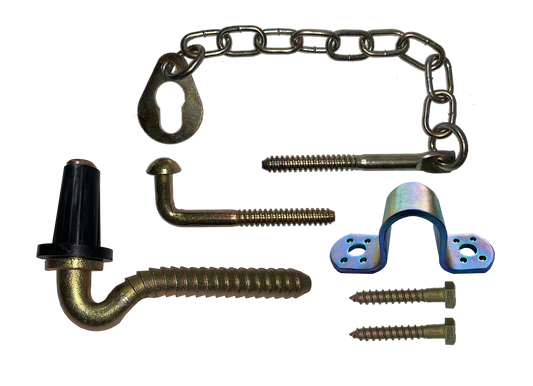 Screw-on Gate Hinge Eco Set - Pet And Farm