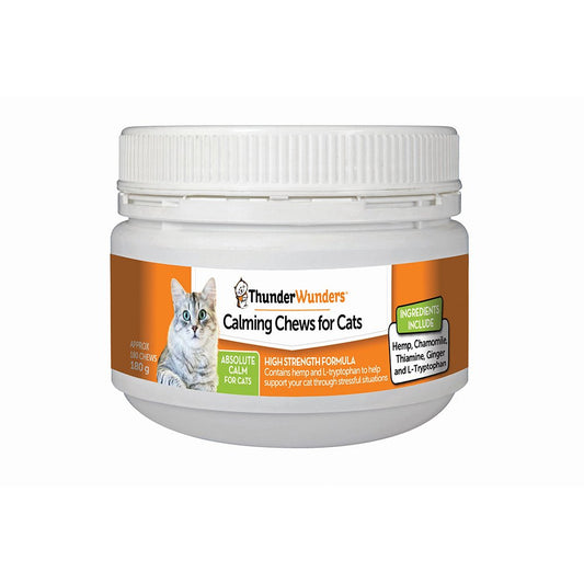 Thunder Wunder Calming Chews For Cats 180g - Pet And Farm