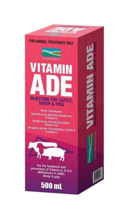 HRC Vitamin ADE Injection 500ml – Equine And Pet