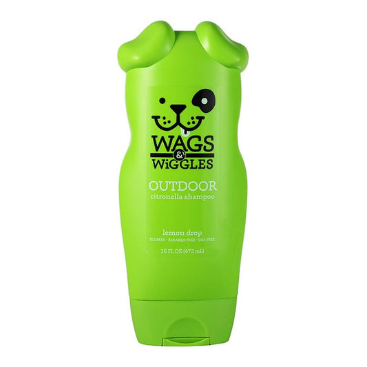 Wags & Wiggles Outdoor Citronella Shampoo Lemon 473ml - Pet And Farm