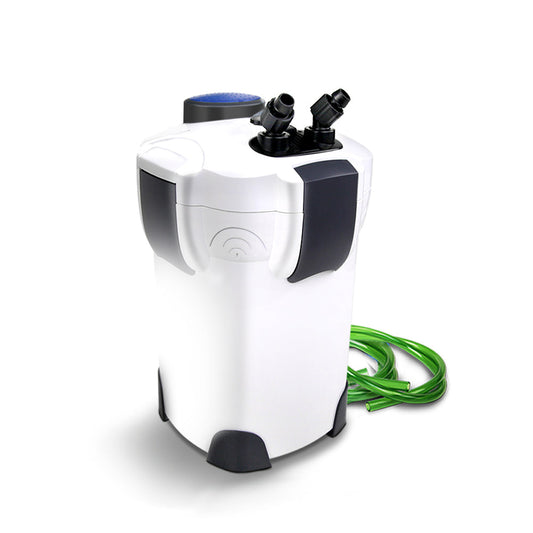 Aquarium External Canister Filter Aqua Fish Tank UV Light with Media Kit 2400L/H - Pet And Farm 