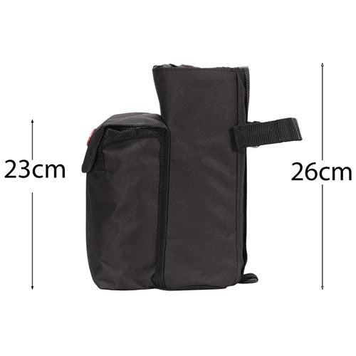 Fort Worth Bottle Saddle Bag w/Pouch - Black - Pet And Farm 