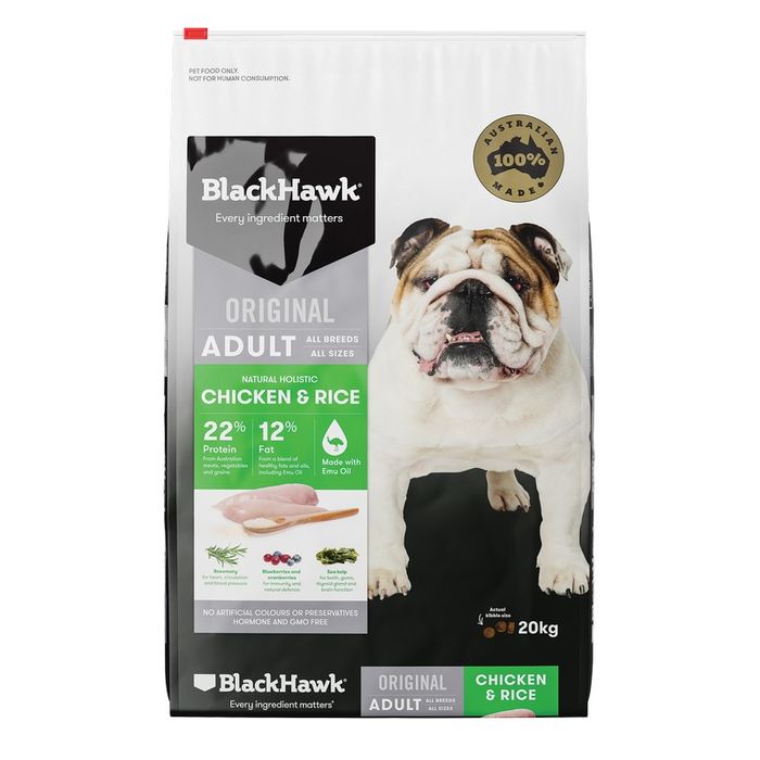 Black Hawk Dog Food Adult Chicken and Rice - Pet And Farm 