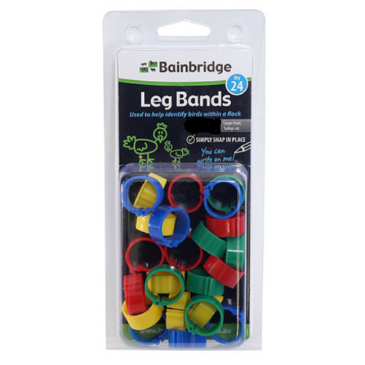 Poultry Leg Rings – Pack of 24 Mixed 15mm - Pet And Farm