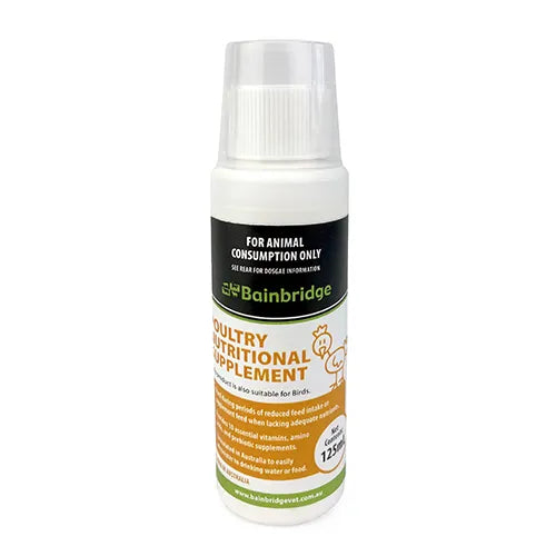 Bainbridge Poultry Nutritional Supplement 125ml - Pet And Farm 