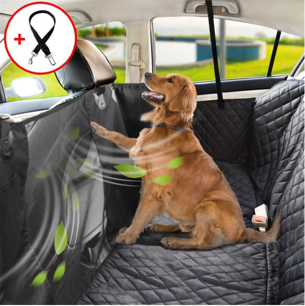 Hammock Style Foldable Portable Car Back Seat Cover For Dog - Pet And Farm 