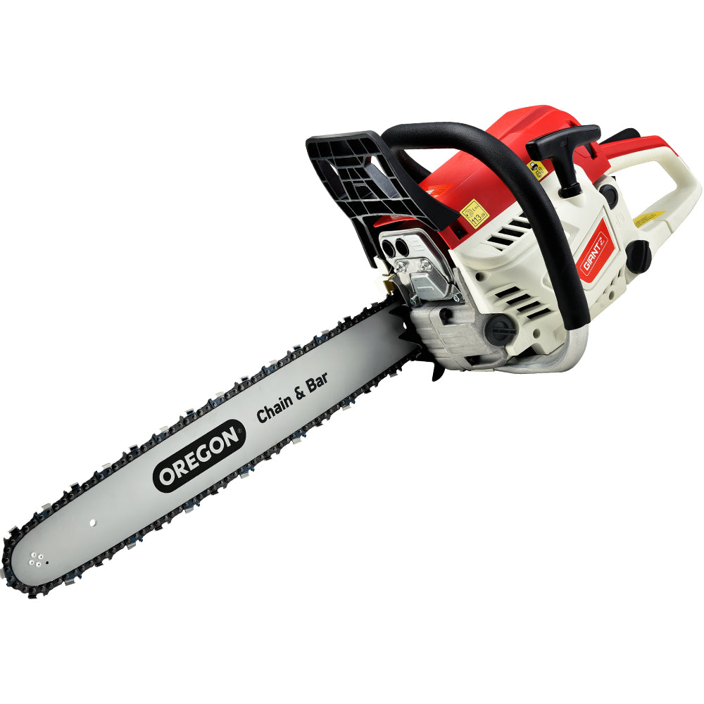 Giantz Petrol Chainsaw Commercial 52cc E-Start 20 Oregon Bar Pruning Chain Saw - Pet And Farm 