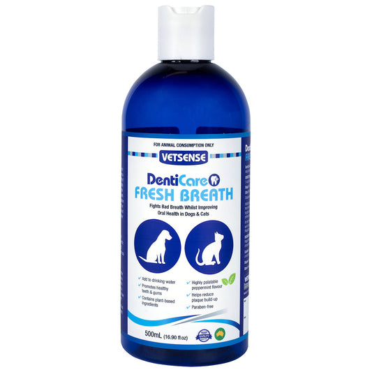 Vetsense DentiCare Fresh Breath 500mL - Pet And Farm
